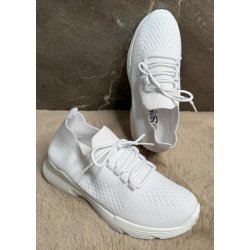 Suredelle Stretchy Sneakers- White