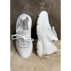 Suredelle Stretchy Sneakers- White