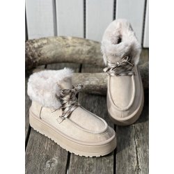 Susi Fur Boots- Beige