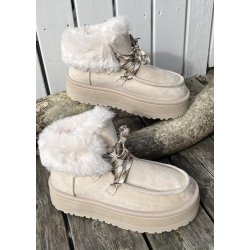 Susi Fur Boots- Beige