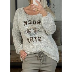 Sweety Rock Knit- Beige