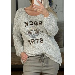 Sweety Rock Knit- Beige