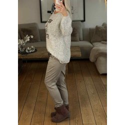 Sweety Rock Knit- Beige