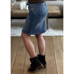 Tali Ami Skirt- medium vintage blue