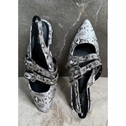 Tania Slingback Ballerina- Snake