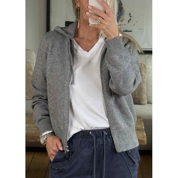 Thess l/s Re Hoodie Gardigan- Mediu