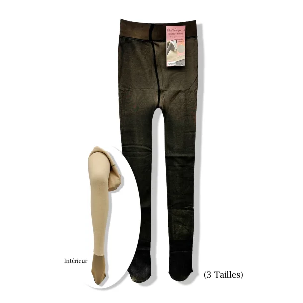 Tights with Fleece- Black