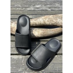 Tony Comfort Mules- Black