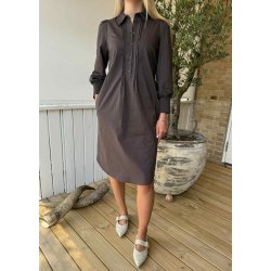 Toyam Antoinett Rib Dress- Demitass