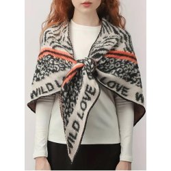 Triangle Scarf Wild Love -Beige