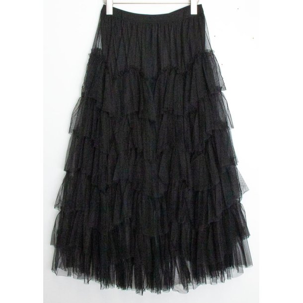 Tulle Layer Skirt- Black - Nederdele - Filuca B