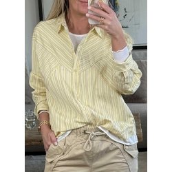 Uma l/s Lo Shirt- Sunlight/ Black