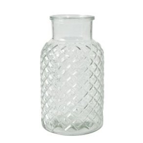 Vase Rhombus 14x26-clear