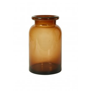 Vase D18x 30 cm glas- Amber