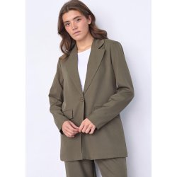 Viksa Blazer- D. Olive Melange