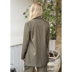 Viksa Blazer- D. Olive Melange