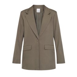 Viksa Blazer- D. Olive Melange