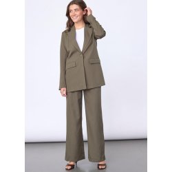 Viksa Blazer- D. Olive Melange