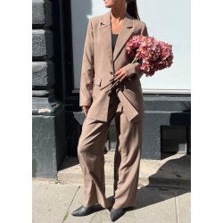 Viksa Pants- Sand melange 