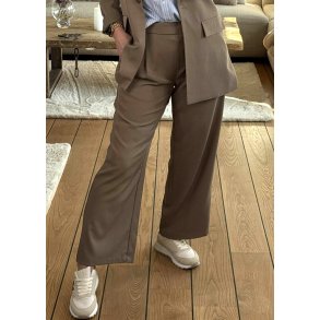 Viksa Pants Cropped- D.sand melange