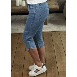 Vilma Capri Jeans- Washed Blue Deni