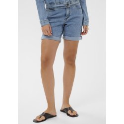 Vilma Denim Shorts-Washed blue deni