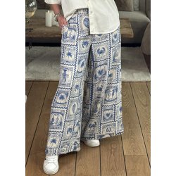 Vima Hw Skirt Pants- birch/azure