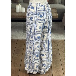 Vima Hw Skirt Pants- birch/azure