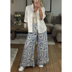 Vima Hw Skirt Pants- birch/azure