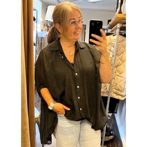 Way Way Oversize Shirt-Black 