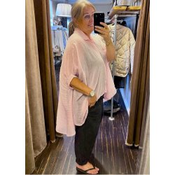 Way Way Oversize Shirt- Rose
