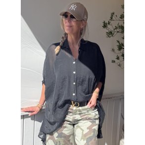 Way Way Oversize Shirt-Black 