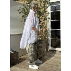 Way Way Oversize Shirt- White PRE-ORDRE UGE 30
