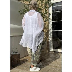 Way Way Oversize Shirt- White PRE-ORDRE UGE 30
