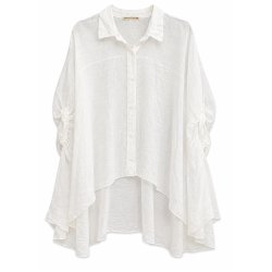 Way Way Oversize Shirt- White PRE-ORDRE UGE 30