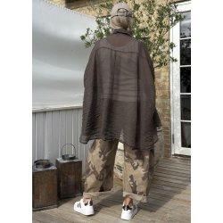 Way Way Oversize Shirt- Dark Brown PRE_-ORDRE UGE 30