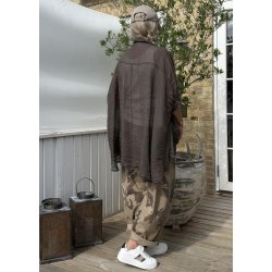 Way Way Oversize Shirt- Dark Brown PRE_-ORDRE UGE 30