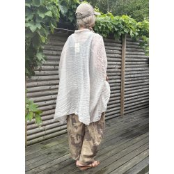 Way Way Oversize Shirt-Beige 