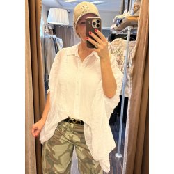 Way Way Oversize Shirt- White PRE-ORDRE UGE 30