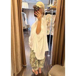 Way Way Oversize Shirt- White PRE-ORDRE UGE 30