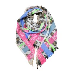Wild Love Leo Scarf- Beige