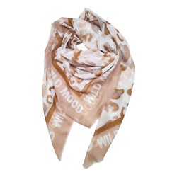 Wild Mood Square Scarf- Taupe