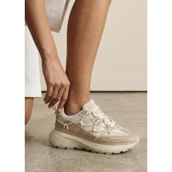 Womans Rhinestone Sneakers- Beige