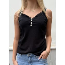 Zafa Button Top- Black 