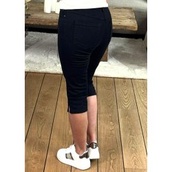 Zelina Capri Jeans- Black Deep