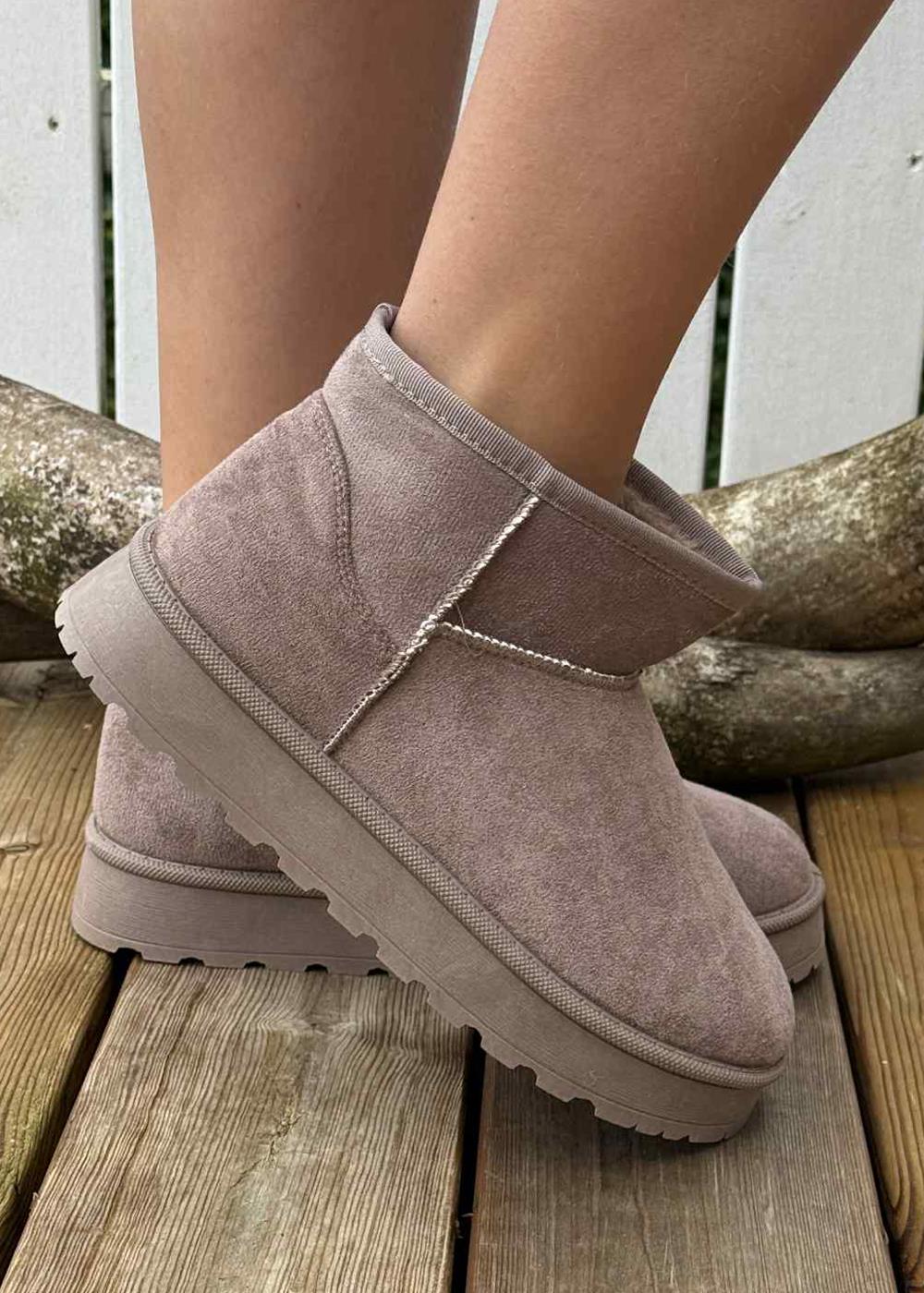 Coco Teddy Boots- Khaki - Støvler - Filuca B